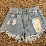 Brandy Melville John Galt High Waisted Jean Shorts Photo 0