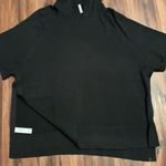 Lululemon  Athletica black hoodie short sleeve jacket oversized size small Photo 2