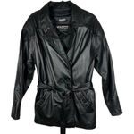 wilson's leather Vintage 1990s Womens  Trench Biker Thinsulate Jacket Size‎ Large Photo 0