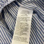 J. Crew Blue and White Striped Sleeveless Top Size 8 Photo 3