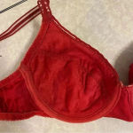 secret treasures Sexy Sequin Red‎ Padded Bra 36B Photo 4