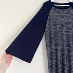 Gap NWT  Women’s Bell Sleeve Raglan T Shirt Dress Dark Night Blue Size Large Photo 5