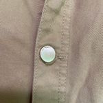 DL1961 Tan Utility Jacket with Collared Neckline Photo 3