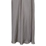 Free People  Normani Satin Silver Metallic Effect Midi Skirt Flowy Lightweight 2 Photo 7