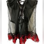 Frederick's of Hollywood  Sheer Mesh Dress Garter Belt Lingerie Size Small Photo 7