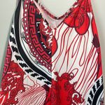 Jumpsuit fun and funky red patterned jumpsuit Size M Photo 1