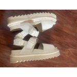 Dr. Martens  Voss Hydro Leather Strap Sandals in Cream Size 8 Shoes Platform Doc Photo 5