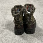 Skechers Boots Women 9.5 Platform Brown Chunky Suede Leather FauxFur Vintage Y2K Photo 5