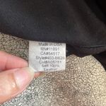 Bailey 44 Giallo Top Womens Mixed Media Cracked Leather Tank Top Black Off White Photo 6