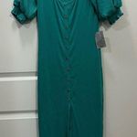 Saylor NWT Teal Blue Malavika Dress Size Medium $242 Photo 1