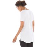 SOMA Women’s Soft Jersey Short Raglan Sleeve Tunic Tee Size S Bright White Top Photo 1