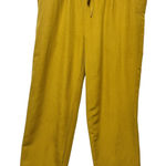 J Jill Women Pants XLP Mustard Linen Blend Pull On Drawstring Beachy Coastal Yellow Size undefined Photo 0