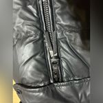 Vince Camuto Women's Lg.  black Belted Puffer Coat with removable fur collar Photo 4