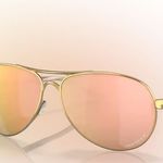 Oakley  Sunglasses Prizm Rose Gold Polarized Lenses, Polished Gold Frame Photo 0