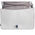 Rebecca Minkoff Off White chevron quilted Crossbody with Iridescent hardware Photo 9