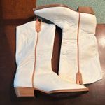 Free People  We The Free Montage Leather Cream/Bone Tall Boots(Size 38/7.5) Photo 3