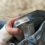 ZARA  The Slim Boyfriend Crop Jeans In Beach Blue Photo 3