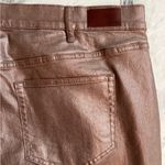 Lands’ End Rose Gold Metallic Ankle Jeans NEW Size 22W Pink Photo 8