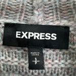 EXPRESS SMALL Gray Pastel Fairy Kai Wool Blend Knit Cowl Neck Sweater Photo 7