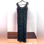 Papell Boutique Papēll Boutique Fully Beaded Floral Pink, Blue and Black Formal Gown Dress Photo 1