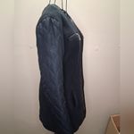 Apt. 9  Women's SZ-S Black Dressy Jacket Faux Boiled Wool Quilted Sleeves Photo 4