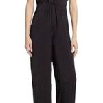 NSR Jumpsuit Pants Women's Small Black Polka Dot Sleeveless Open Back Photo 0