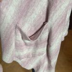 Salt Life  Cardigan Sweater Pink White Draped Front Relaxed Fit Wrap Size XL Photo 6