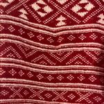 American Eagle  Outfitters Red and White Patterned Sweater Photo 2