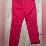 Loft Women’s red Ann Taylor modern skinny size size 31/12 Photo 1