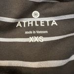 Athleta  XXS women's crop leggings. Black and grey Photo 2