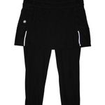 Athleta  212397 Be Free 2 In 1 Black Athletic Skirt Crop Leggings Womens Sz Small Photo 0