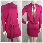 Haute Hippie  Low Open Back Long Sleeve Mini Dress Photo 2