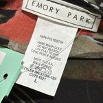 Emory park  women’s size large black Caley crochet floral detail kimono sheer NWT Photo 5