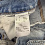 American Eagle  90s Straight Jeans Light Wash Distressed Size 12 Photo 2
