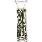 NWT Label Of Love Linen Blend La Palma Smocked Maxi Dress Green Size XL Photo 2