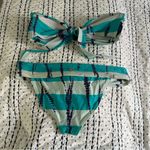 ViX Batik Blue Strapless Bikini M L Set Turquoise Navy Size undefined Photo 3