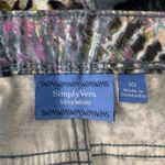 Simply Vera  Mid Rise Skinny Jeans 10 Multicolored Pockets Button Zip Belt Loops Photo 4