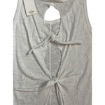 Dylan  White Slub‎ Lightweight Cotton Tie Back Tank Size Medium Photo 8
