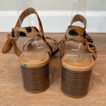 J.Crew  Leopard Calf Hair Strap Chunky Heeled Sandals Photo 7