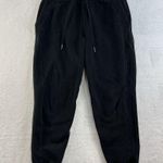 Lululemon  Athletica 6 Scuba High Rise Jogger Fleece 28" Black Light Terry Cotton Photo 3