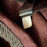 White House | Black Market Grey Herringbone Print Ribbon Detail Blazer XS Photo 5