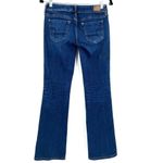 American Eagle Favorite Boyfriend Jean size 2 dark wash wide leg Blue Photo 10