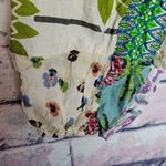 Kathmandu Imports  PATCHWORK BOHO HAREM SMOCKED WAIST PULL ON 100% COTTON PANTS Photo 10