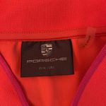 Porsche 1/2 zip womens polo shirt XL Orange Photo 4