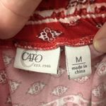 Cato  Tiered Maxi Skirt‎ Paisley Floral Boho Festival Stretch Women's Medium Photo 2