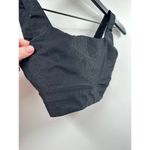 CALIA Women's Energize Medium Support Shine Sports Bra Pewter Size Small Black Photo 2