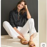 Aritzia NEW  Babaton Button Up Utility Linen Shirt Black Photo 1