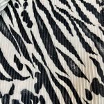 Maggie Barnes Stretch Zebra Leopard Short Sleeve Cardigan with Built in Top Photo 7