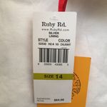 FINAL MARKDOWN Ladies’ NWT Ruby Rd. Linen Blend Jacket Hook & Loop Closures (14) White Photo 2