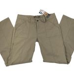 prAna Breathe Convertible Pant Shorts Women 10 Khaki Outdoor Hiking Travel NWT Photo 5